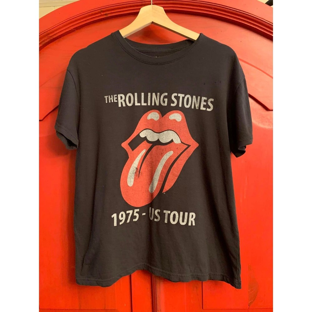 The Rolling Stones Graphic Tee Screen Print EUC Not a spot Size Womans L